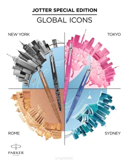 Długopis Parker Jotter  Nowy Jork Global Icons smartkleks.pl