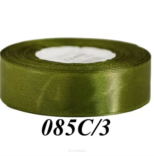 Wstążka Satynowa 25mm/32m c. Oliwka smartkleks.pl