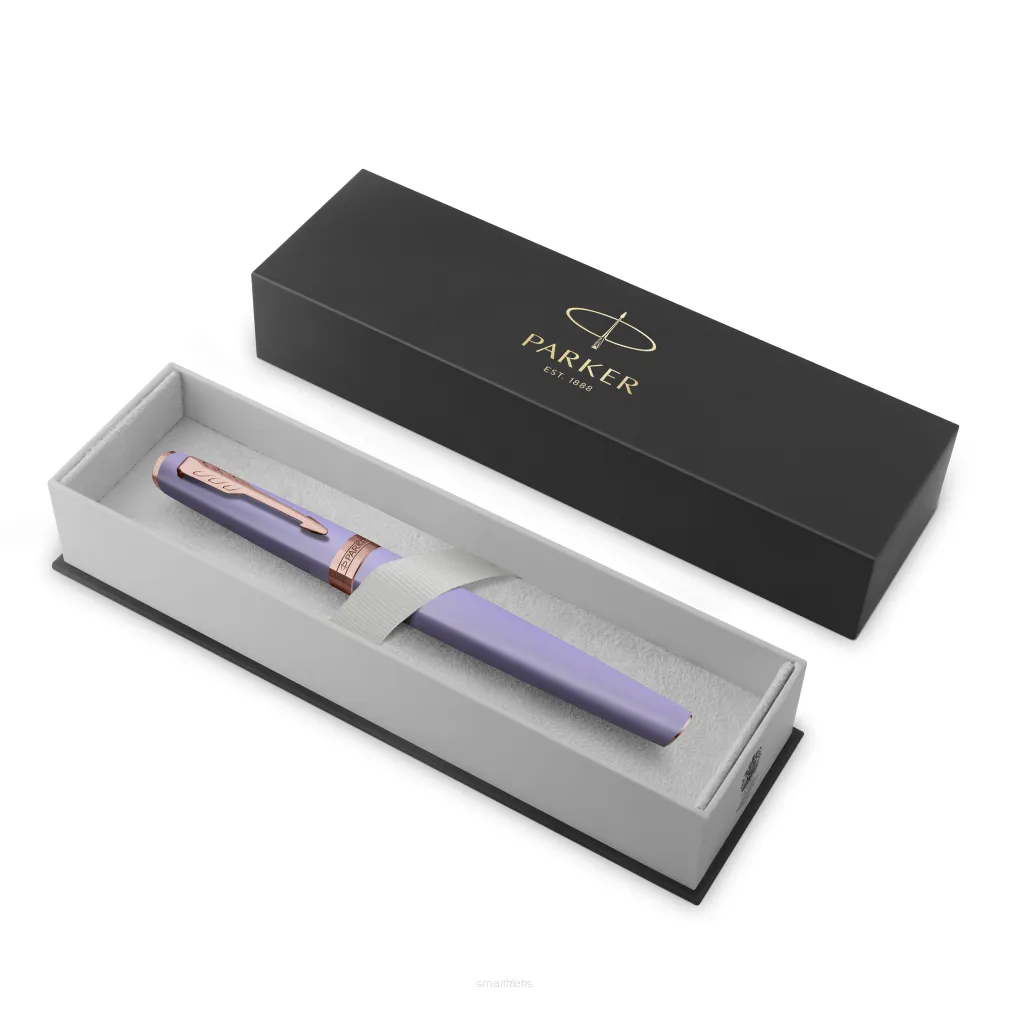 Parker Meridian Pióro wieczne Lakier liliowy z różowymi złotymi wykończeniami Średnia końcówka  2247767