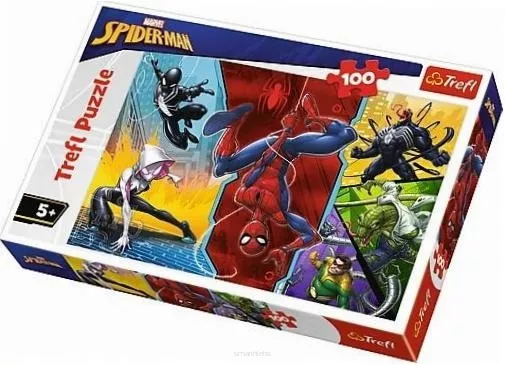 Puzzle Trefl 100 Elementów Marvel Spider-man  SmartKleks.pl