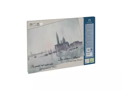 Blok Do Akwareli i Pasteli A3 200g/m2 Szary, Oliwkowy Palazzo