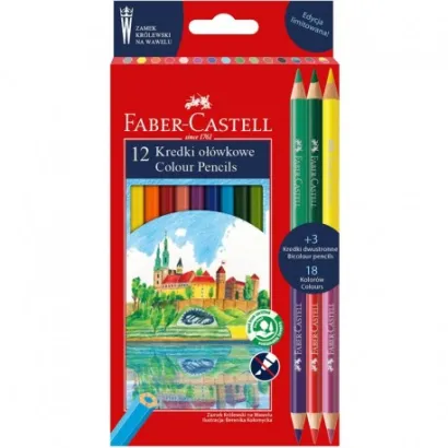 Kredki Ołówkowe Zamek Faber-Castell 12 kolorów
