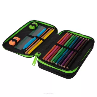 Piórnik Dwukomorowy Z Wyposażeniem Jumper 2 Game Night SmartKleks.pl