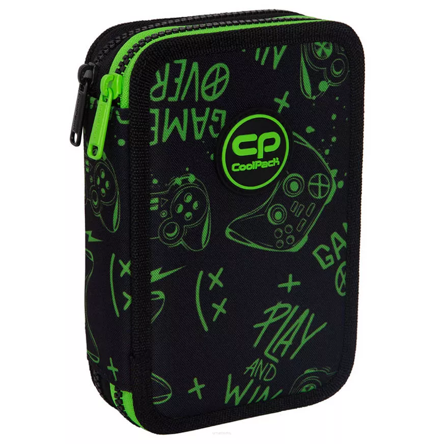 Piórnik Dwukomorowy Z Wyposażeniem Jumper 2 Game Night SmartKleks.pl