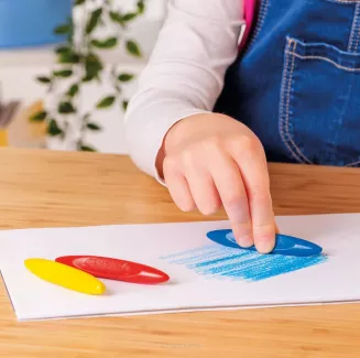 Kredki Świecowe Trójkątne Pelikan Gryffix L+R