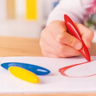 Kredki Świecowe Trójkątne Pelikan Gryffix L+R