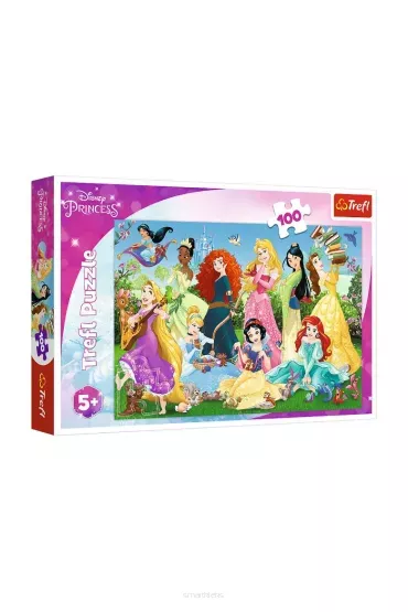Puzzle Trefl 100 Elementów  Czarujące Księżniczki
