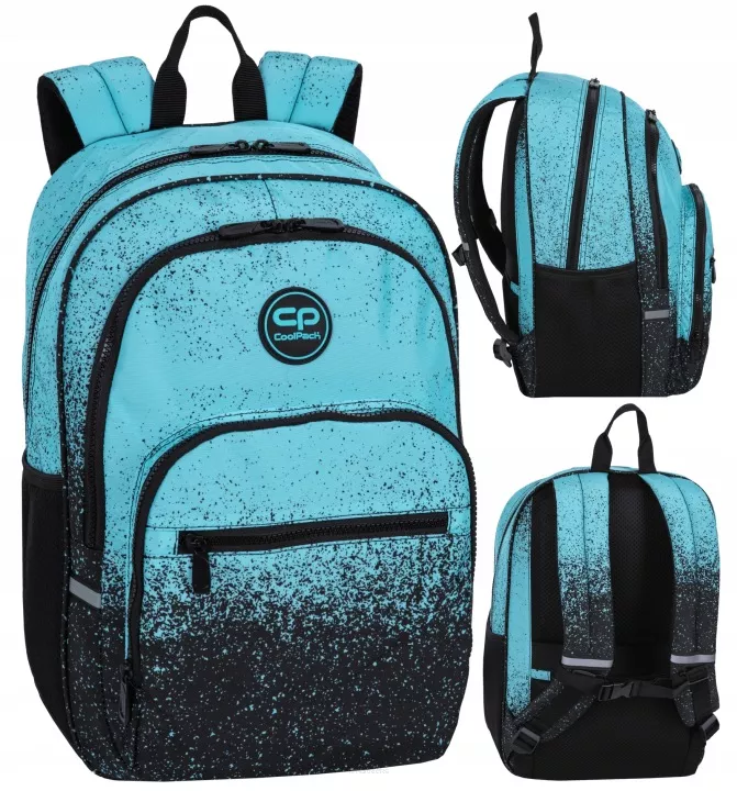 CoolPack Plecak szkolny młodzieżowy Alfa Dot Green