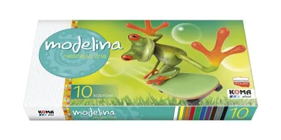 Modelina Koma Plastyczna 10 kolorów Sweet Colours PL
