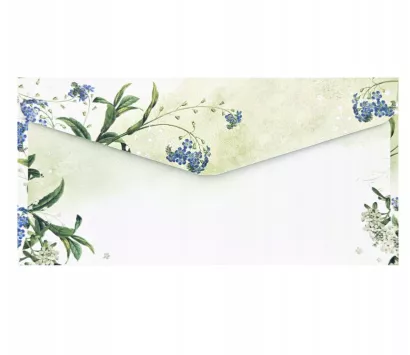Koperty DL Niezapominajki Galeria Papieru 120g