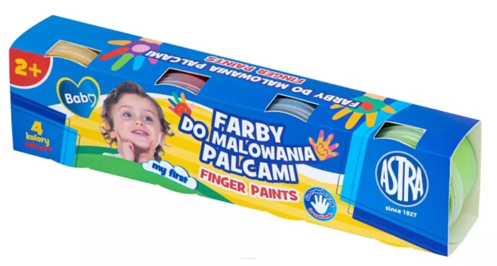 Farby Do Malowania Palcami 4 Kolory Astra smartkleks.pl