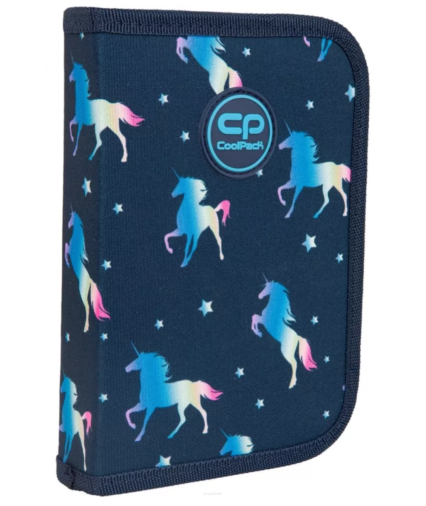 Piórnik Jednokomorowy CoolPack Clipper Blue Unicorn