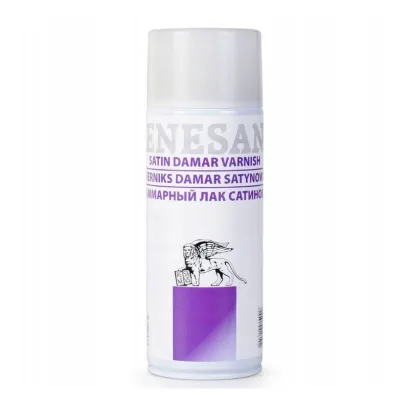 Werniks Damarowy w Sprayu do Farb Olejnych i Akrylowych Satynowy 400ml Renesans