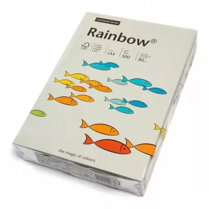 Papier Ksero Szary A4 80g 500 Arkuszy Rainbow