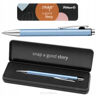 Długopis z Etui Snap K10 Metallic Frosted Blue  SmartKleks.pl