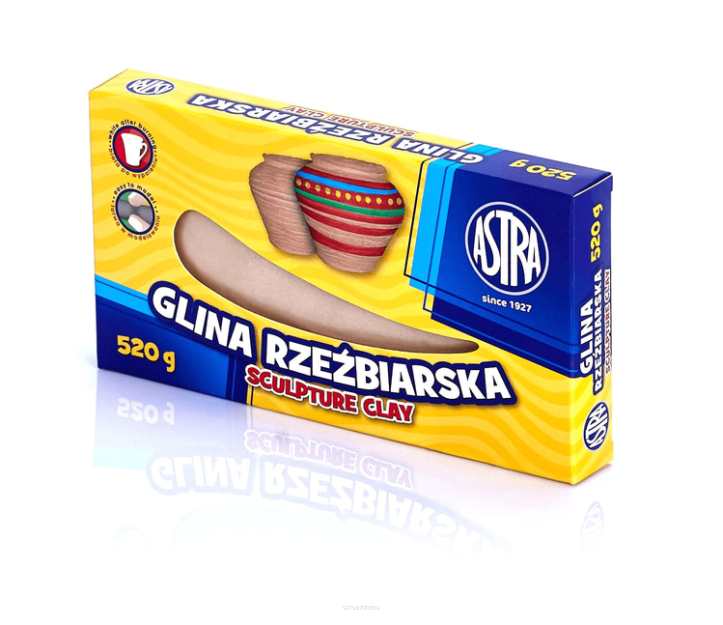 Glina Rzeźbiarska Astra Jak Używać Glina Rzeźbiarska 520 g Astra Artykuły szkolne i biurowe - sklep