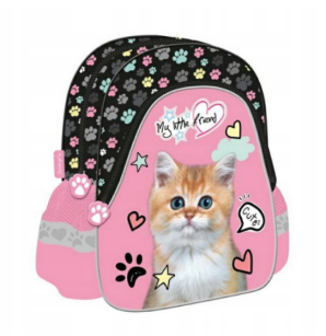 Plecak Przedszkolny My Litte Friend Pink Cat