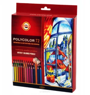 Kredki Ołówkowe Artystyczne Koh-I-Noor Polycolor 72szt smartkleks.pl