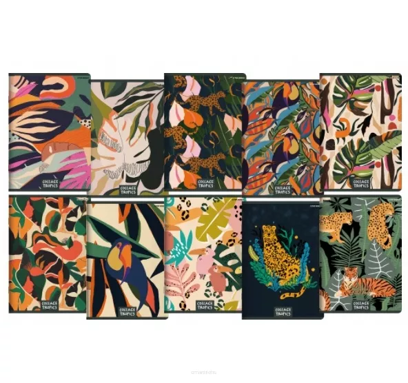 5x Zeszyt A5/96 Kratka Top2000 Collage smartkleks.pl