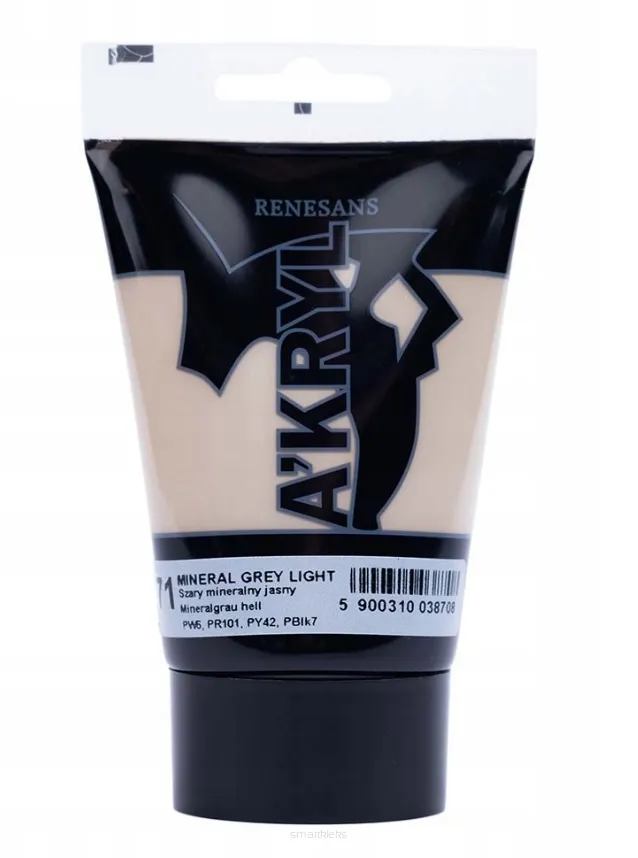 Farba Akrylowa Renesans 100ml 71 Szary mineralny jasny smartkleks.pl