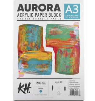 Blok do Farb Akrylowych Aurora A3 290g/m2