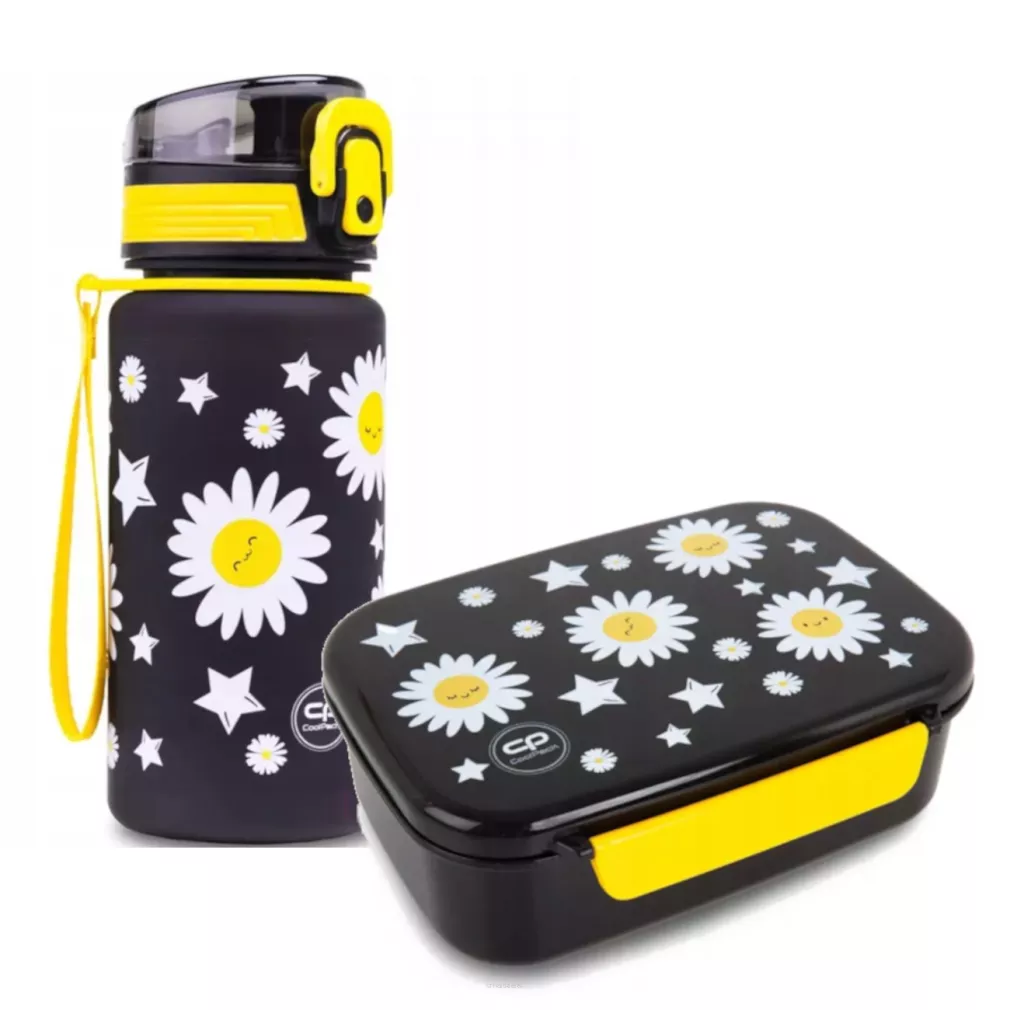 Śniadaniówka i Bidon Lunch Box CoolPack Daisy Black