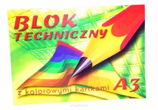 Blok techniczny A3 Kolorowy