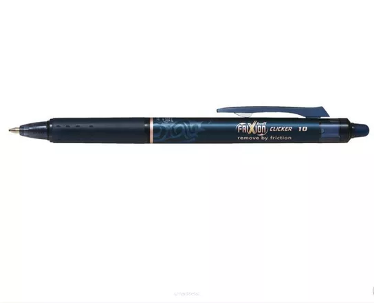 Pióro Kulkowe Ścieralne Automatyczne 1,0 mm Ciemnoniebieskie  Pilot Frixion Clicker