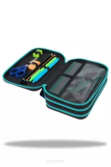 Piórnik potrójny z wyposażeniem Jumper 3 COOLPACK, GAMER CHESS