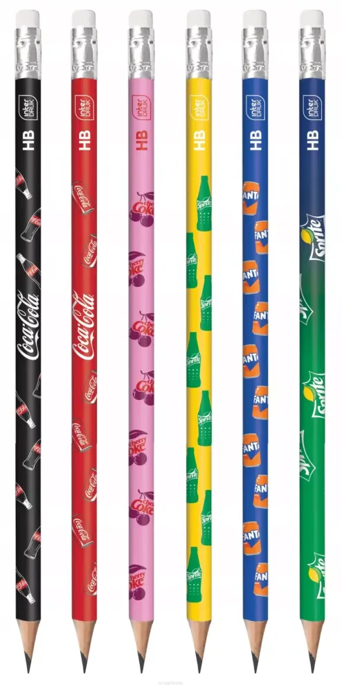 Ołówek z gumką Coca-Cola mix 1