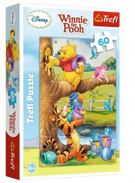 Puzzle Trefl 60 Elementów Disney Kubuś Puchatek smartkleks.pl