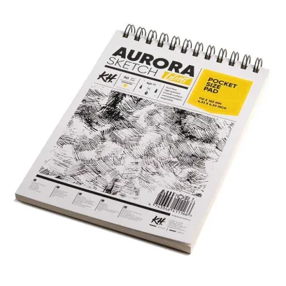 Szkicownik AURORA Light 90g/m2 kieszonkowy 11x16cm