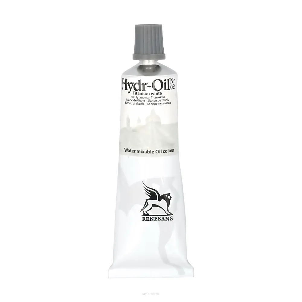 Farba Olejna Renesans Hydr-Oil 60 ml Titanium White 02 smartkleks.pl