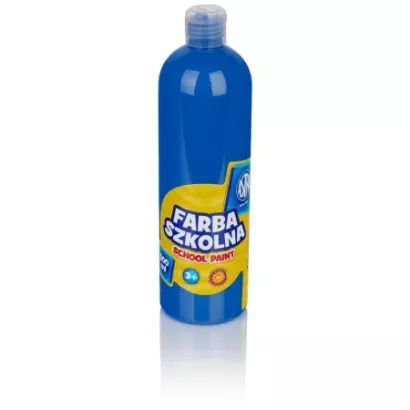 Farba szkolna ASTRA plakatowe 500 ml ciemna niebiska