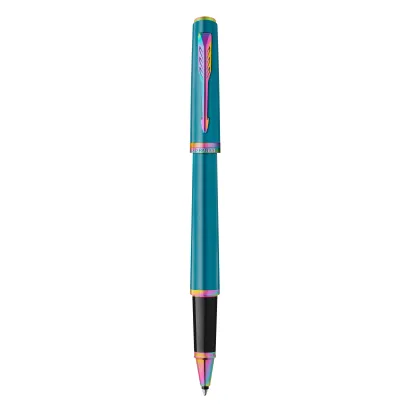 Parker Meridian Pióro kulkowe Lakier turkusowy z tęczowymi lamówkami