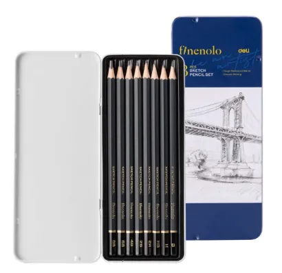 Zestaw Ołówków  Artystycznych Finenolo Deli Metal 8szt