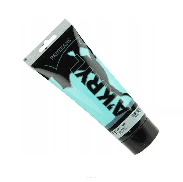 Farba Akrylowa Renesans 200ml 39 Turquoise Blue smartkleks.pl