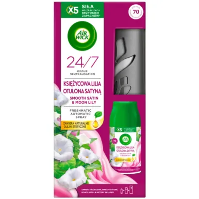 AIR WICK Automatyczny Odświeżacz Powietrza Księżycowa Lilia & Wanilia 250 ml