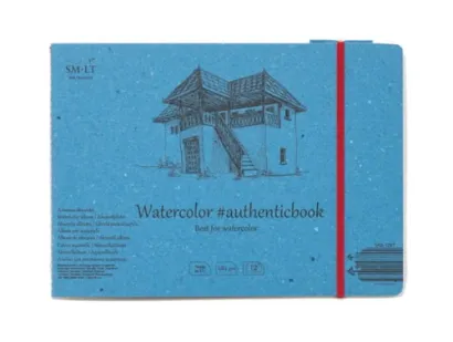 BLOK A5 WATERCOLOR SZYTY Z GUMKĄ 280G