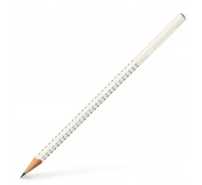 Ołówek Faber Castell Sparkle Pearl Biały HB
