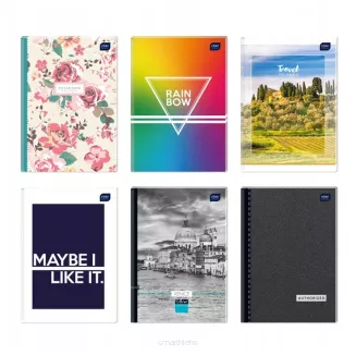 Brulion A4 Krata 192 kartki Mix Interdruk