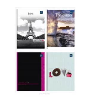 Brulion A4 Krata 192 kartki Mix Interdruk