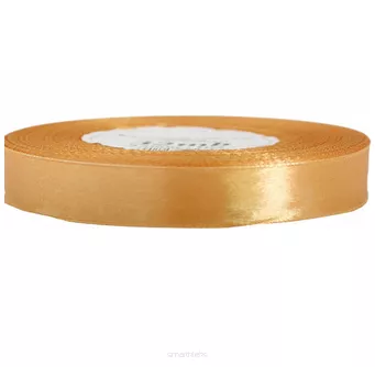 Wstążka Satynowa 12mm/32m Stare Złoto