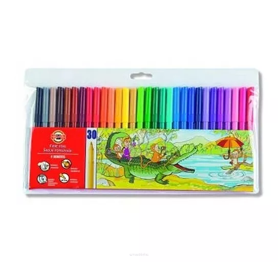 Flamastry Mazaki Koh-I-Noor 30szt smartkleks.pl