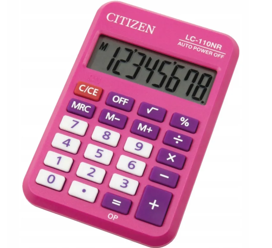Kalkulator Citizen LC-110NR-PK