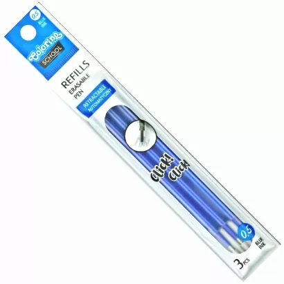 Wkład do Długopisu Wymazywalnego 0,5mm Niebieski Colorino