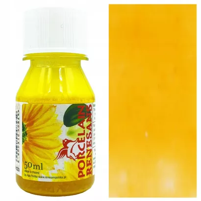 FARBY DO CERAMIKI PORCELAINE 50ML.NR.111 Deep Yellow