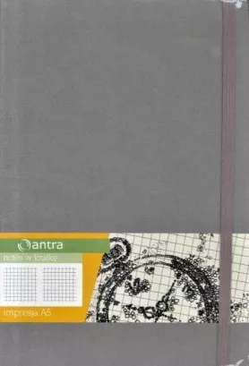 Notes A5 Szary w Kratkę Impresja Antra