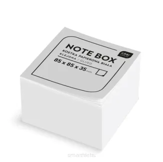 Kostka papierowa biała klejona Interdruk