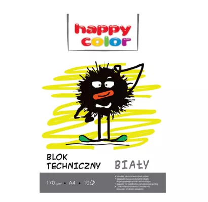 Blok Techniczny Biały A4 Happy Color